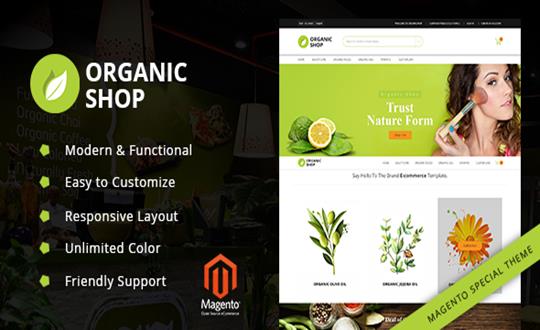 Organic Shop Responsive Magento2 Theme